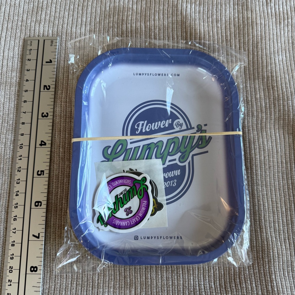 Lumpy’s Flowers Metal Cannabis Rolling Tray NEW - Picture 9 of 11